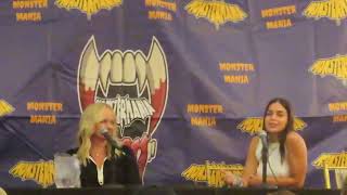 Scream Panel with Melissa Barrera Marley Shelton amp Tony Revolori at MonsterMania 59 8324 Part 3 [upl. by Laehplar380]