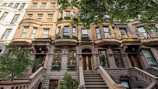 TOURING an OPULENT NYC BROWNSTONE w an INDOOR POOL w RYAN SERHANT 45 W 70th St SERHANT Signature [upl. by Callista]