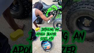 🧽 Detailing An Apollo Blazer 125 ATV 💥 wisdomrich dunlap detailing apolloblazer125 atv [upl. by Aehtrod]