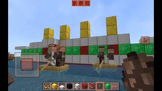 Minecraft Sinking Ships TitanicCarpathiaBritannicAnd MV Doña Paz [upl. by Holli737]