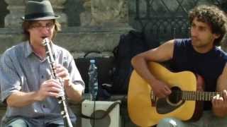 Mack the Knife  Street performance  Cesky Krumlov  Czech Republic  2013 [upl. by Ennagrom]