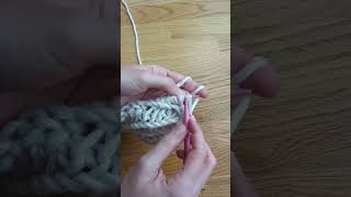 How to knit the double garter stitch knitting [upl. by Isidro92]