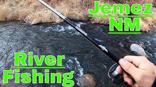 Jemez River Trout FishingJemezNMNew Mexico Fishing [upl. by Sisak]