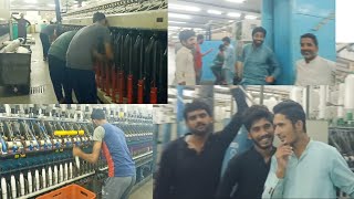 Super doffing speed in textile spinning industry Ring doffing speed Dhaga mill ma kam Textile mil [upl. by Ycniuqal]