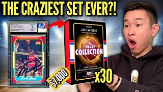 This 7000 1986 FLEER Basketball repack is the CRAZIEST set youll ever see INSANE PULLS 😱🔥 [upl. by Anirehc]