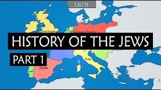 History of the Jews  Summary on a Map [upl. by Tamara540]