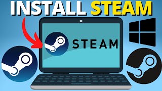 How to Download Steam on Windows PC amp Laptop  2022 [upl. by Kanter]