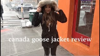 REVIEW CANADA GOOSE VICTORIA PARKA JACKET  heycarmen [upl. by Pastelki]