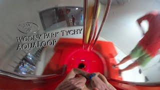 Wodny Park Tychy Aqualoop Night 360° VR POV Onride [upl. by Niar]