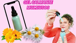 Tutorial como hacer GEL CALMANTE ANTIINFLAMATORIO MULTIUSOS 😍 [upl. by Nolek]