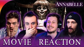 ANNABELLE 2014 MOVIE REACTION  First Time Watching [upl. by Enilemme]