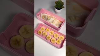 Pack my lunch with me asmr 🍌 lunchbox asmr shorts [upl. by Vrablik265]