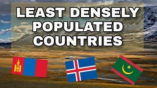 The 10 Least Densely Populated Countries 2021  Most Sparsely Populated Countries [upl. by Pansie]