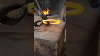 Making awl blacksmith forge diy shorts [upl. by Eachern568]