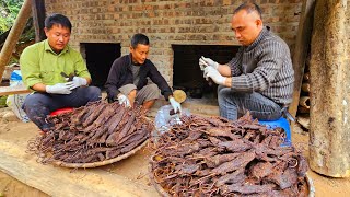 Đặc sản trâu gác bếp toàn món ngon trên Lũng Cáng cùng dàn diễn viên điện tử Nguyễn Tất Thắng [upl. by Nadeen172]