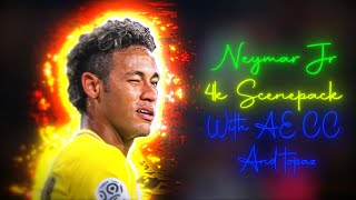 NEYMAR JR ● RARE CLIPS ● SCENEPACK ● 4K With AE CC and TOPAZ [upl. by Yrnehnhoj]