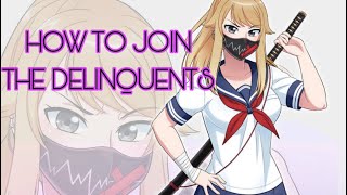 How to join The Delinquents  Yandere Simulator Ayano [upl. by Bucky543]