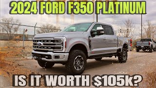 2024 Ford F350 Platinum Tremor Is It Really Better Than The AT4X [upl. by Klecka30]