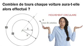 Seconde S Exercice corrigé Mouvement circulaire [upl. by Wooldridge]