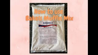 How to use Bakels Muffin Mix [upl. by Cirre902]