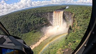 Largest Single Drop Waterfall in the World kaieteur Falls Guyana 🇬🇾 [upl. by Beatty912]