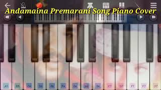 Andamaina Premarani Song Mobile Piano Cover 🎹🎸📯 [upl. by Wenda207]