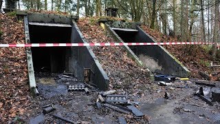 Nach Explosion in BundeswehrBunker Fritzlar Ausmaß der Zerstörung wird sichtbar [upl. by Semmes170]