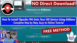 How To Install iSpoofer Using AltStore  Full Commentary Easytofollow Walkthrough  Tutorial [upl. by Henri]