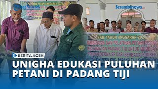 Unigha Sigli Edukasi Puluhan Petani di Padang Tiji Cara Jitu Membasbi Hama Lewat Trichoderma SP [upl. by Basham]