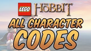 Lego The Hobbit  All Character Codes [upl. by Madel]