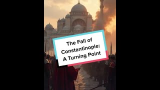 The Fall of Constantinople A Turning Point [upl. by Ganiats]