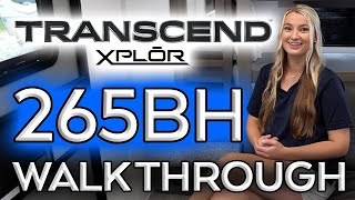 NEW 2024 Grand Design Transcend 265BH  Walkthrough [upl. by Arimat119]