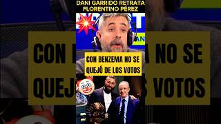 🤡DANI GARRIDO RETRATA A FLORENTINO CON LOS VOTOS DEL BALÓN DE ORO‼️vinicius realmadrid benzema [upl. by Oilicec797]