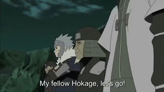 All hokages arrive on the battlefield [upl. by Aamsa]