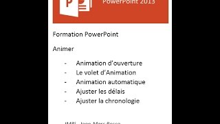 Tutoriel PowerPoint  animer [upl. by Meerak707]