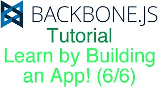 Learn Backbonejs Tutorial by Building an App 66  PUT and DELETE Requests to MongoDB [upl. by Michael]