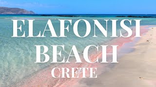 PLACES TO VISIT IN GREECE  ELAFONISI BEACH  CRETE  THE BEST BEACH IN GREECE [upl. by Ximenez]