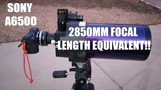 Sony A6500 TELESCOPE MOUNT [upl. by Taite]