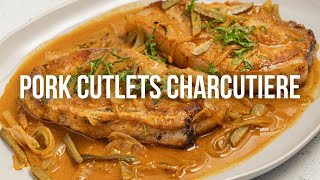 Pork Cutlets Charcutiere [upl. by Idnib591]