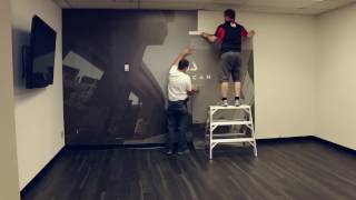 How to install your mural wallpaper [upl. by Aramenta]