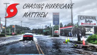 100710082016  Hurricane Matthew Chase  Savannah GARidgeland SC [upl. by Rats]