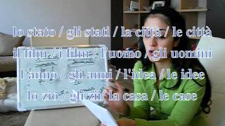 012  Aprenda italiano  Exercícios Artigos definidos [upl. by Oesile953]