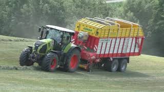 In Frühjahr wenns passt und das Graß zum Silieren so weit ist Alles was an Fahrzeugen unterwegs um [upl. by Gabbi]