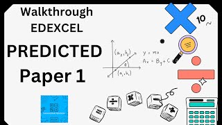 Live Walkthrough  Predicted Paper 1  Maths Genie  GCSE Maths  Higher  Edexcel [upl. by Bikales]