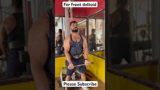 How to cable front raises shoulderworkout shorts goku [upl. by Gustavus]