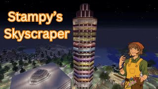 Stampys Lovely Skyscraper  Exploring Stampys Lovely World  Episode 2 [upl. by Gavette558]