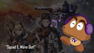 Valkyria Chronicles 4 OST  Squad E Move Out HQ Version [upl. by Carlotta715]