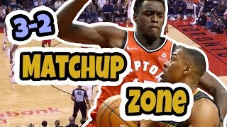 Matchup 32 Zone Defense in Basketball [upl. by Hutson783]