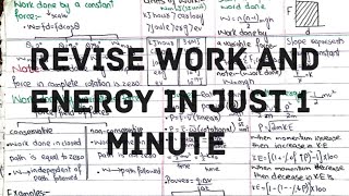 Quick revision short notes chp 4 Work and energy fscphysics mdcat [upl. by Charles653]