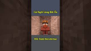 Hồi Sinh Herobrine Để Chống Lại Quái Vật 🤣 shorts [upl. by Animehliw775]